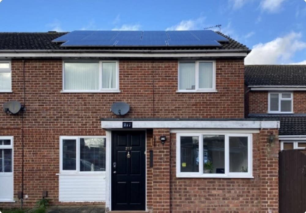 Konaklama yerinin ön cephesi