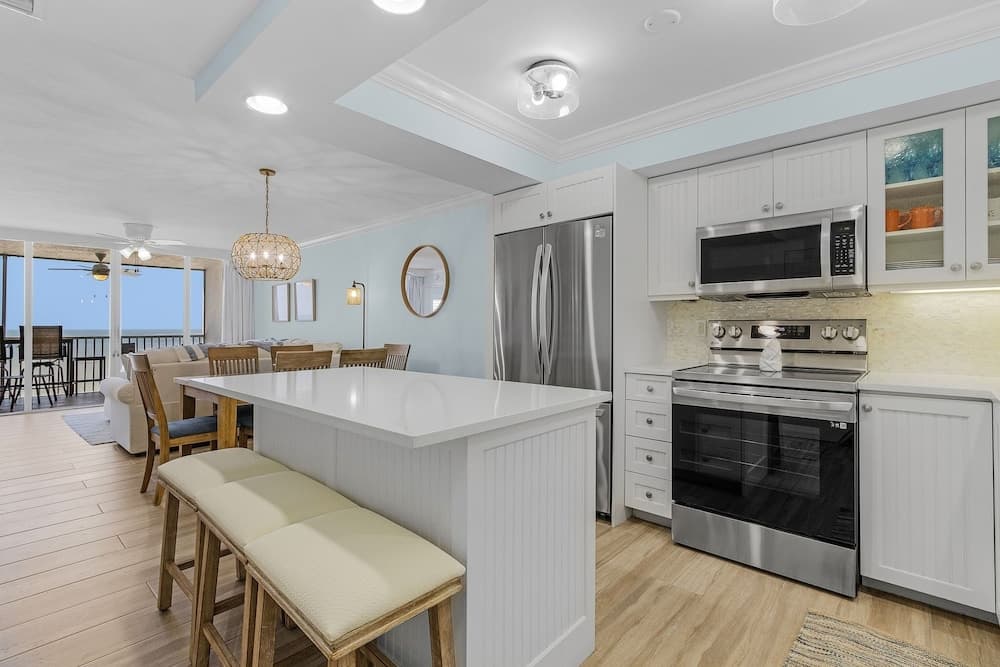 Welcome To Beach Villa's # 603 Vacation Rental - 250 Estero Blvd 2 Bedroom Condo by RedAwning