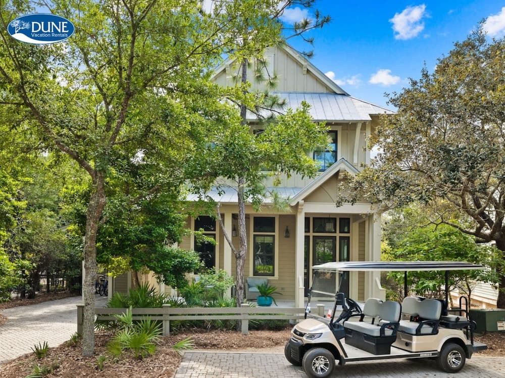 Golf Cart "crabbin House South" Beautiful Watercolor Lake District 4br 4 Bedroom Home by RedAwning
