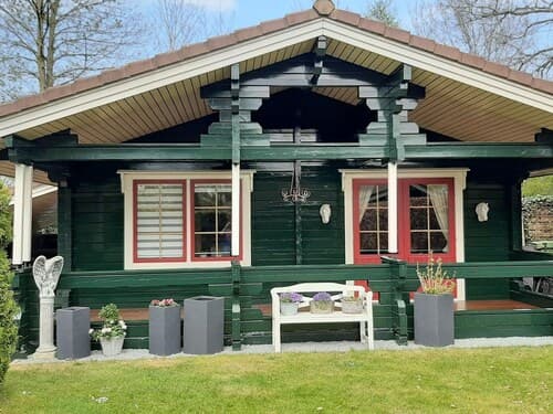 Bungalow met Omheinde Tuin op de Veluwe