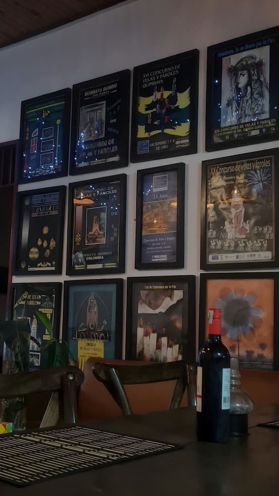 Hotel faroles de Quimbaya