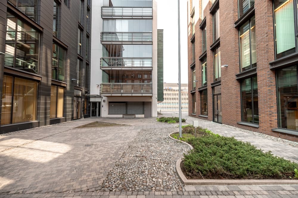 Konaklama yerinin ön cephesi