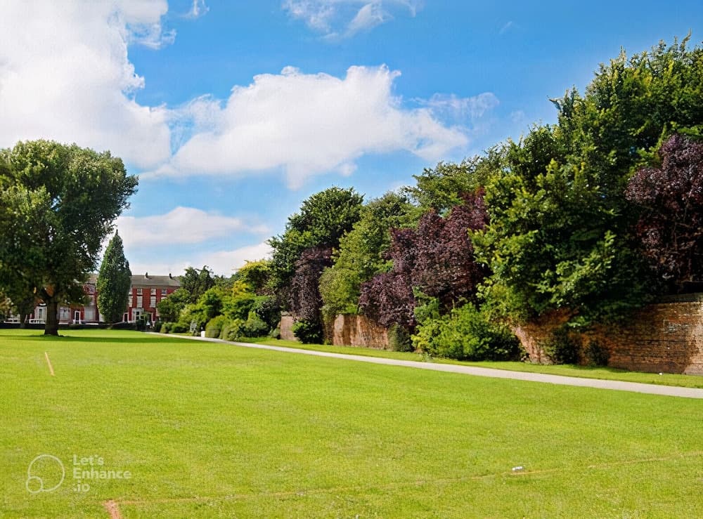 Konaklama yerinden arazi manzarası