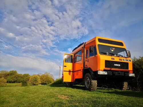 Vintage all Terrain Italian Army Truck