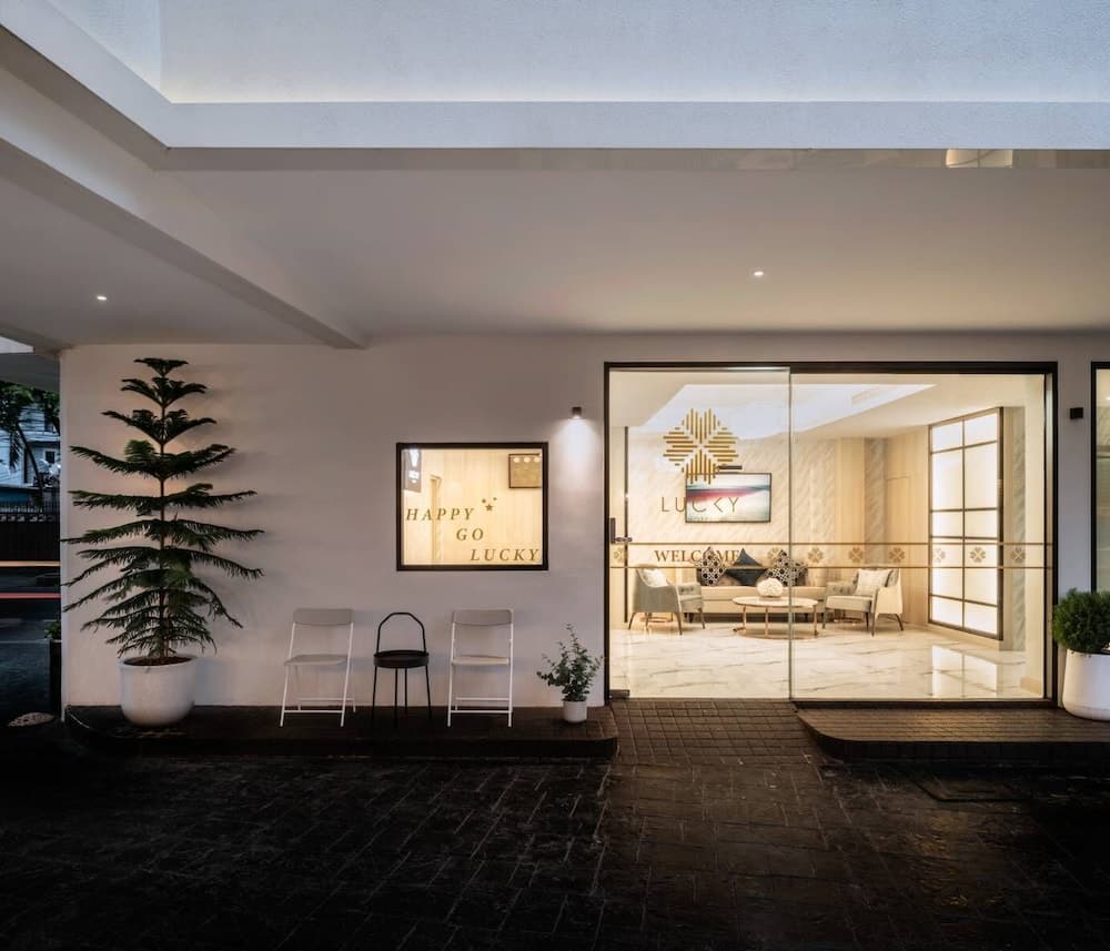 Konaklama yerinin ön cephesi