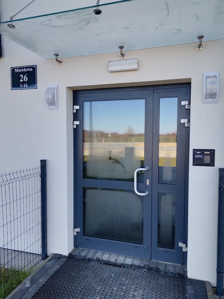 Konaklama yerinin ön cephesi