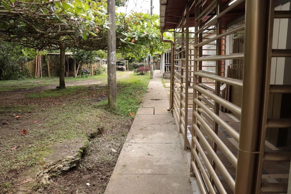 Konaklama yerinin ön cephesi