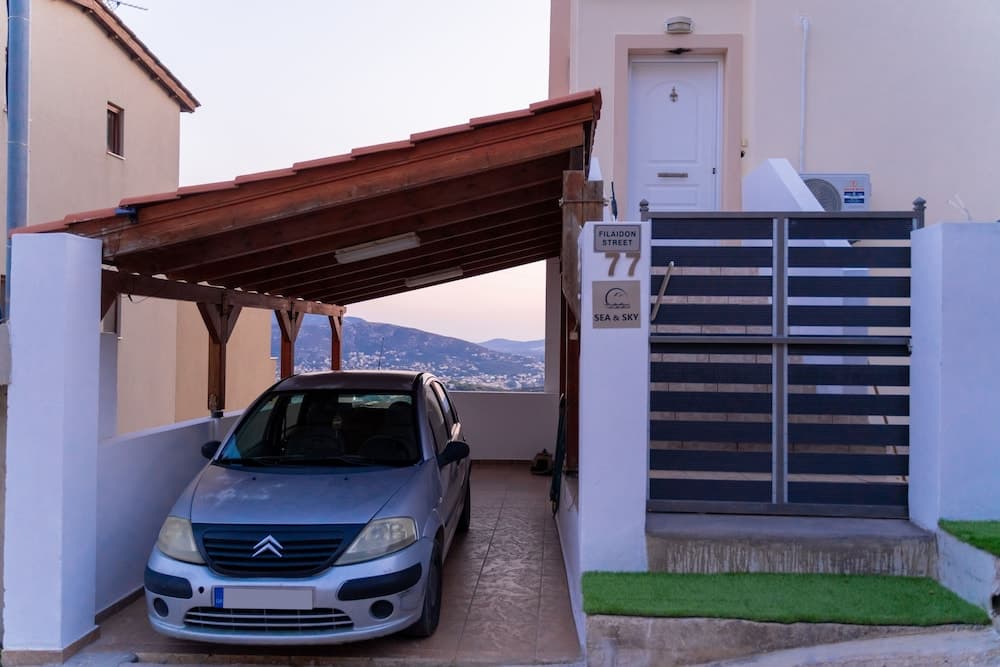 Konaklama yerinin ön cephesi