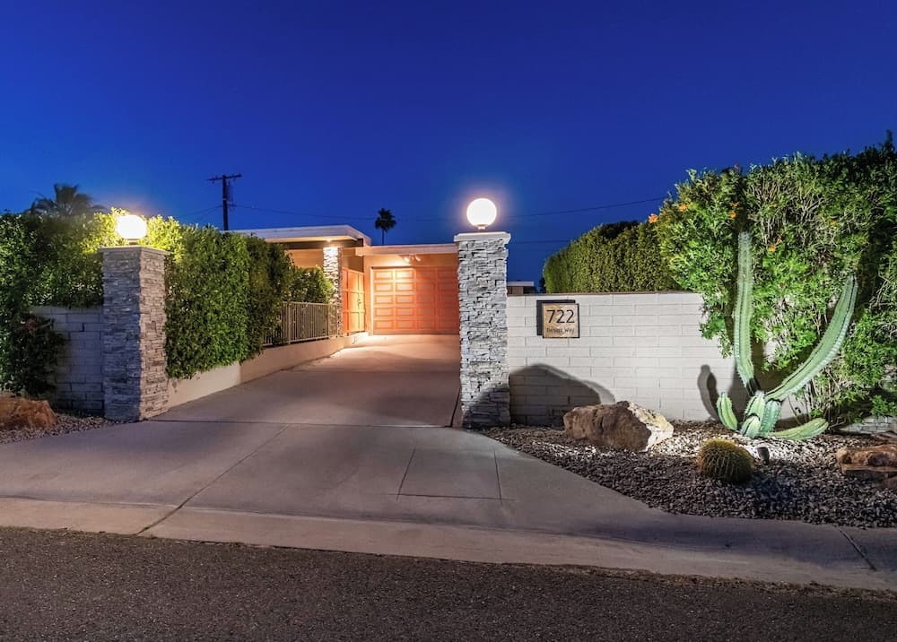 Konaklama yerinin ön cephesi