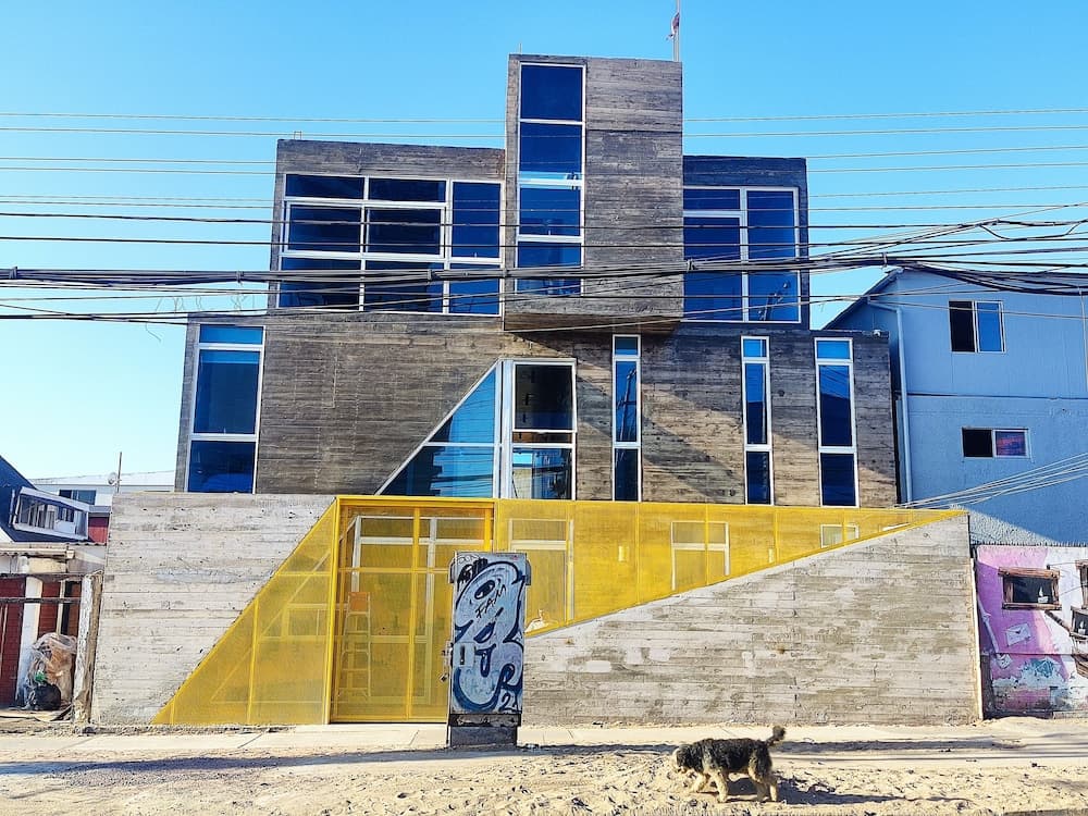 Konaklama yerinin ön cephesi