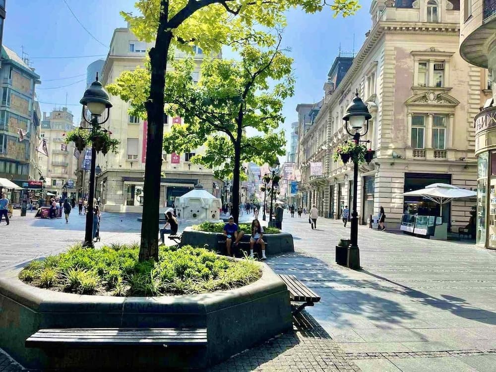 Belgrade heart of historical center