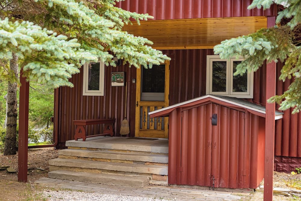 Konaklama yerinin ön cephesi