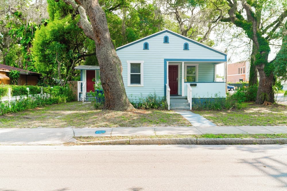 Konaklama yerinin ön cephesi