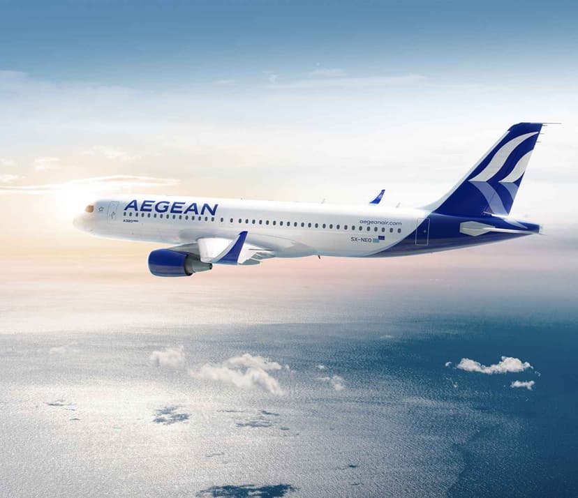 Aegean Airlines'dan Tüm Uçuşlarda Geçerli %40'a Varan İndirim Fırsatı!
