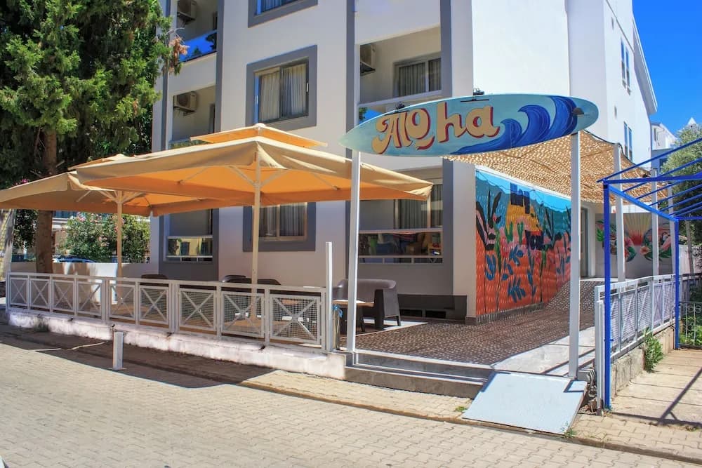 Konaklama yerinin ön cephesi