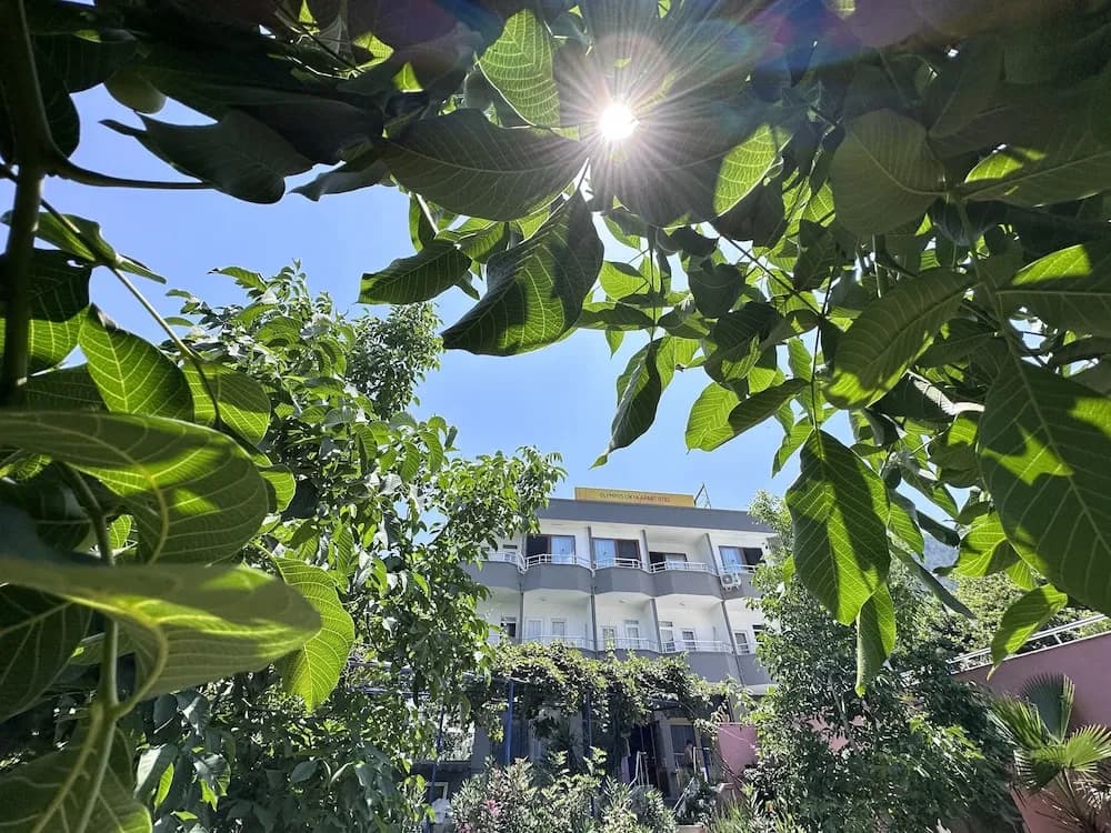 Konaklama yerinin ön cephesi