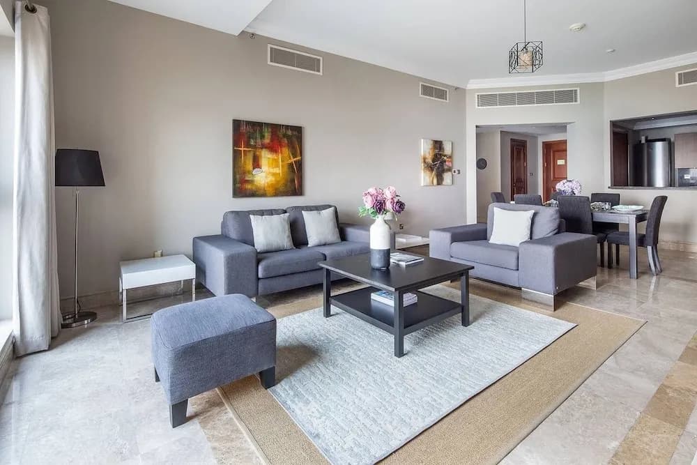 Luxury 2BR Apt Beach Club Full Sea View