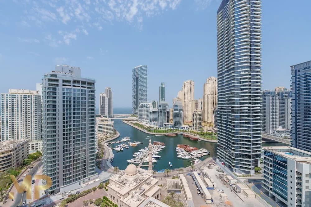 Marco Polo - Stunning 1 BR With Full Marina View Huge Balcony