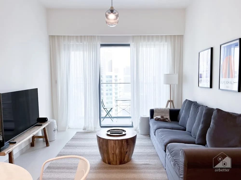 Luxury Burj Royale Modern Apt city view Balcony