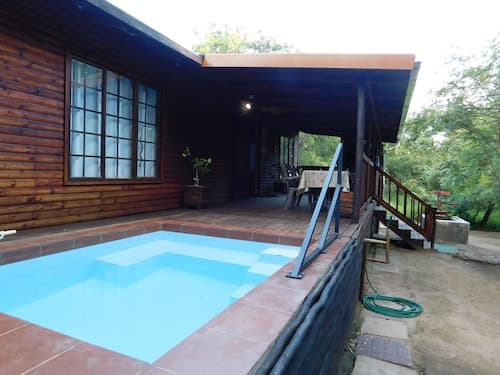 Hout Huisie Wooden House Self Catering Africa Bush Vacation In Marloth Park