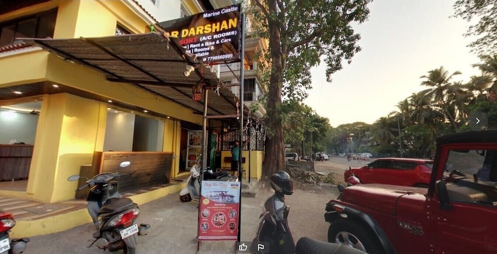 Konaklama yerinin ön cephesi