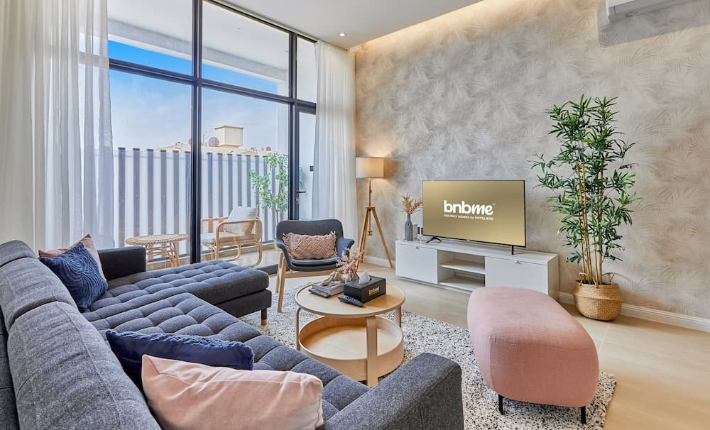 bnbmehomes-2BR near BLVD City & KAFD-16