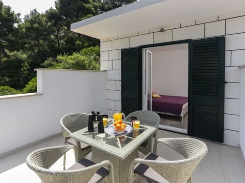 Apartments Posta - One-bedroom Apartment With Terrace and Sea View - Apartman 5