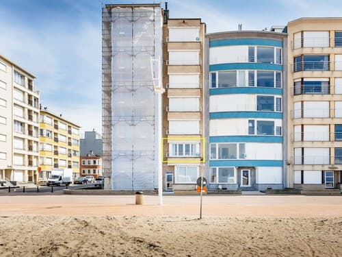 Apartment Near Belgian Coast With Sea View