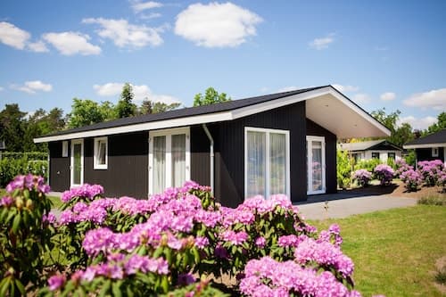 Chalet in Netherlands by Scenic Pond