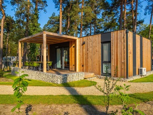 Chalet With air Conditioning on a Holiday Park