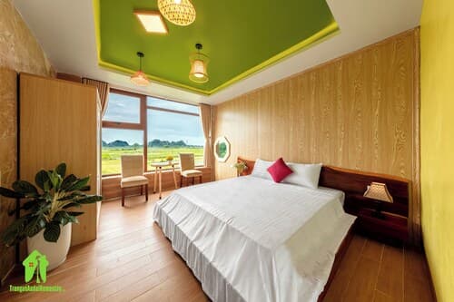 Room in House - Trang An Ao Dai Homestay - Double Room With Field View - Am Tien Room