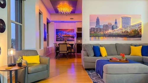 Downtown Cleveland: Steps To Sports & Events 2 Bedroom Condo by RedAwning