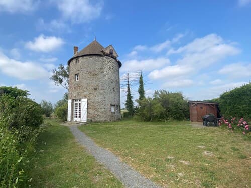 Windmill in Cherrueix Near Mont Saint Michel
