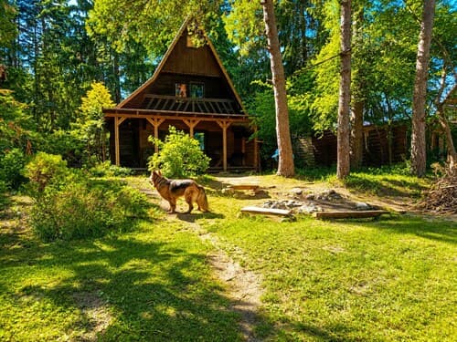 Great Holiday Home in the Middle of Nature and Right on the Lake, Natac Wielka