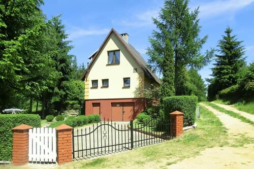 Cottage by Lake Dabrowa With Fishing