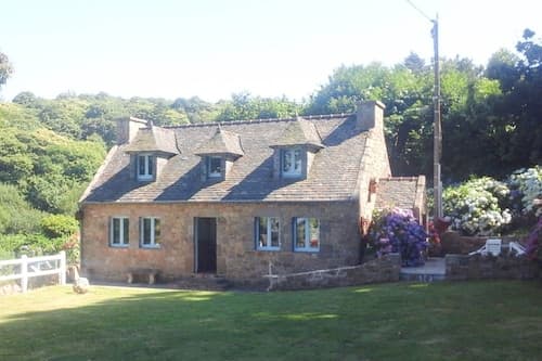 Stone House in Brittany Near Sandy Beach