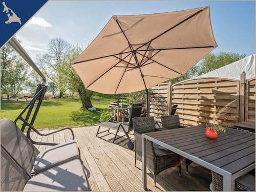 Ferienwohnung mit Kamin am Achterwasser in Lutow