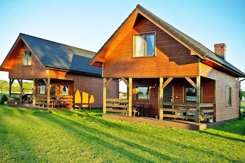 Wooden House Near Baltic Sea Beaches