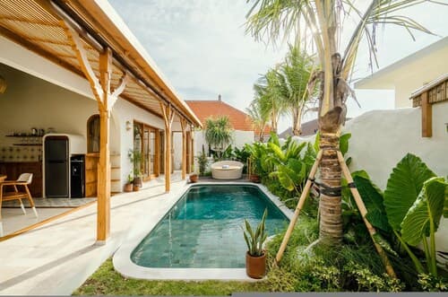 Villa Canggutopia 1 by Alfred in Bali - Tropical Hideaway 1BR Pool Villa Prime Location Canggu Beach