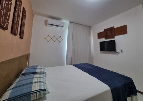 Suíte + Quarto com Ar, Wi-Fi e 2 Vagas