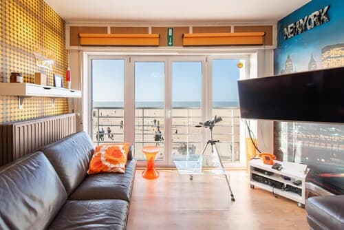 Vintage Apartment With sea View in Ostend
