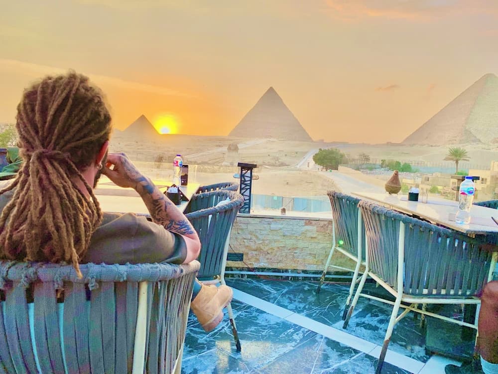 Cleopatra Egypt Pyramids View Foreigners only