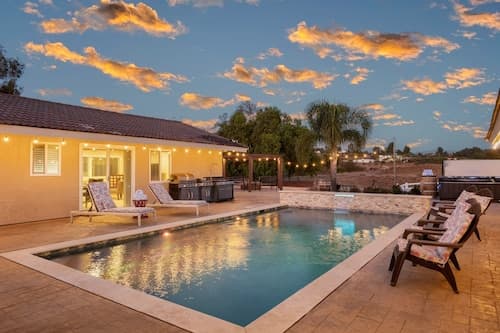 Bordeaux Private Pool Hot Tub Game Room Near Temecula Vineyards
