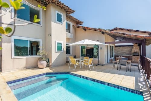 Bz73 Geribá! Casa c/ piscina privativa 5 Suítes!