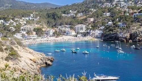 Oceanfront Retreat in Sant Josep de sa Talaia With Shared Pool
