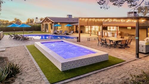 Scottsdale s Largest Hot Tub Davenport Ranch Estate