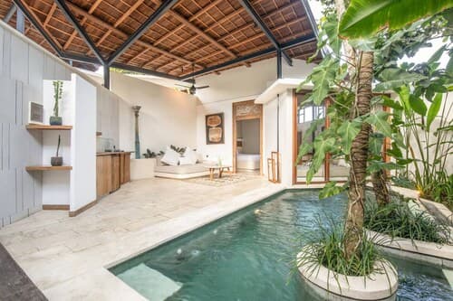 BA Villa 1 Modern 1 BR Villa 800m To Canggu Beach