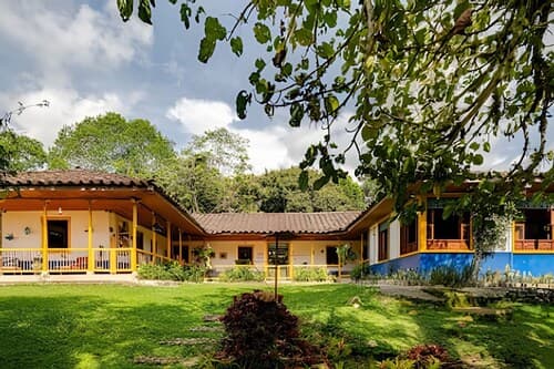 Casa cafetera cerca del Parque del Café