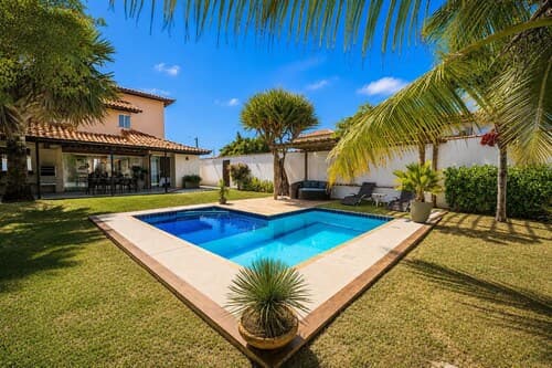 Bz04 30 passos da praia casa piscina