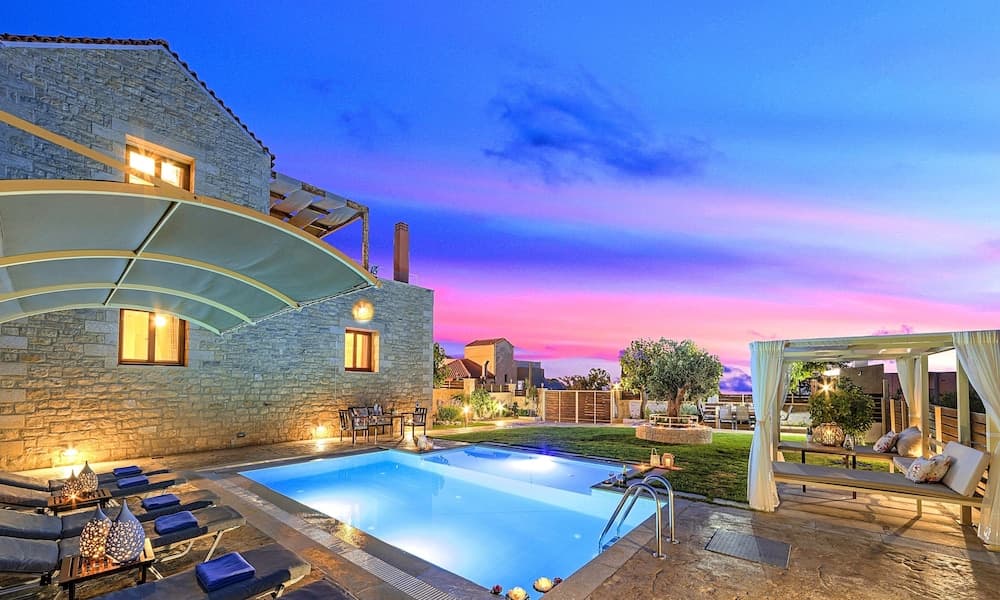 Cretan Sunrise Villa with Heated Pool